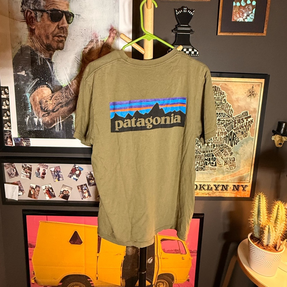 Patagonia Men's Olive Tee